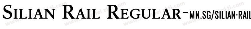 Silian Rail Regular字体转换